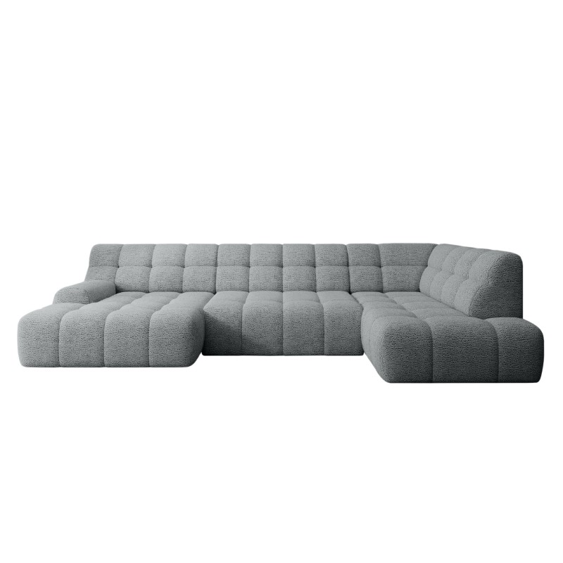 Narożnik COCOON XL w układzie U z elektryczną regulacją siedziska Prawostronny w tkaninie JAGUAR 19