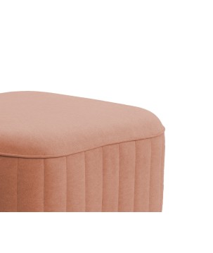 Pufa LAREN w kolorze pudrowy róż w tkaninie CASTEL 55