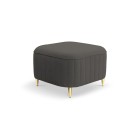 Pufa LAREN w kolorze szarym w tkaninie CASTEL 93