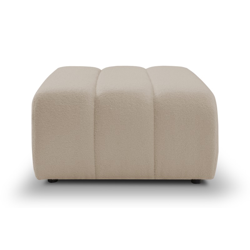 Pufa BALOO w kolorze beżowym w tkaninie LAMBI 06