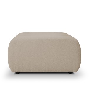 Pufa BALOO w kolorze beżowym w tkaninie LAMBI 06