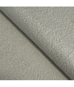 Pufa BALOO w kolorze jasnej szarości w tkaninie LAMBI 11