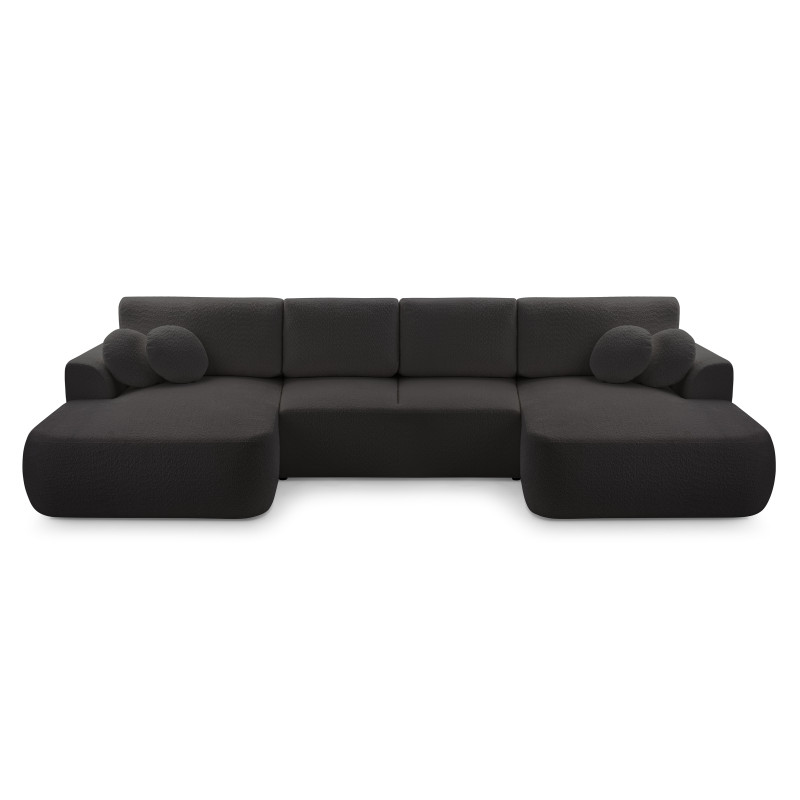 Sofa VELO z poduszkami, funkcją spania i pojemnikiem