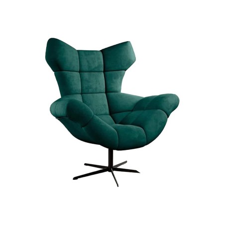 Fotel SENSI Relax obrotowy 360° z funkcją bujania w tkaninie Monolith 37