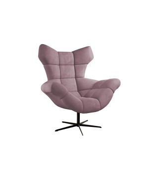 Fotel SENSI Relax obrotowy 360° z funkcją bujania w tkaninie Monolith 62