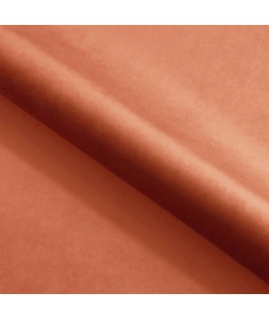 Fotel USZAK bujany tapicerowany z podłokietnikami, kolor Pomarańczowy tkanina MAGIC VELVET