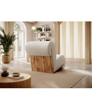 Fotel CATCH ME w tkaninie 3D