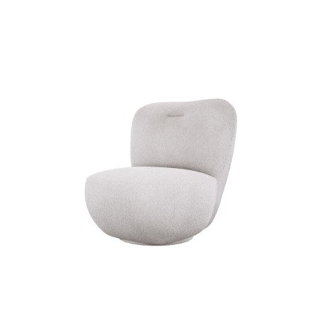 Fotel LUIS obrotowy 360° na płaskiej podstawie w tkaninie ANTHOLOGY 01