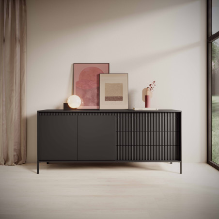 Komoda SENSO 2D3S push-to-open