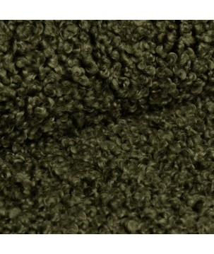 Fotel CIRO z szerokim siedziskiem i drewnianymi nogami w tkaninie ROLF 14