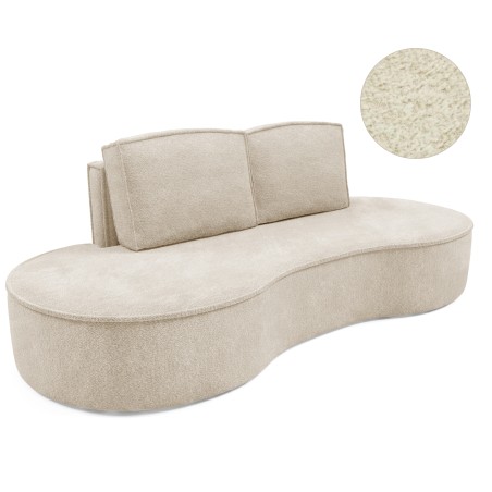 Sofa MOLLY z funkcja spania i pojemnikiem BEŻOWY ABRIAMO 03