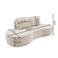 Sofa MOLLY z funkcja spania i pojemnikiem BEŻOWY ABRIAMO 03 Sofa MOLLY z funkcja spania i pojemnikiem BEŻOWY ABRIAMO 03
