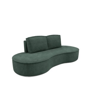 Sofa MOLLY z funkcja spania i pojemnikiem ZIELONY ABRIAMO 09