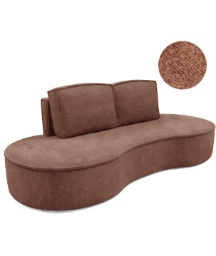 Sofa MOLLY z funkcja spania i pojemnikiem BRĄZOWY ABRIAMO 12