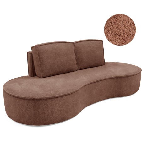 Sofa MOLLY z funkcja spania i pojemnikiem BRĄZOWY ABRIAMO 12