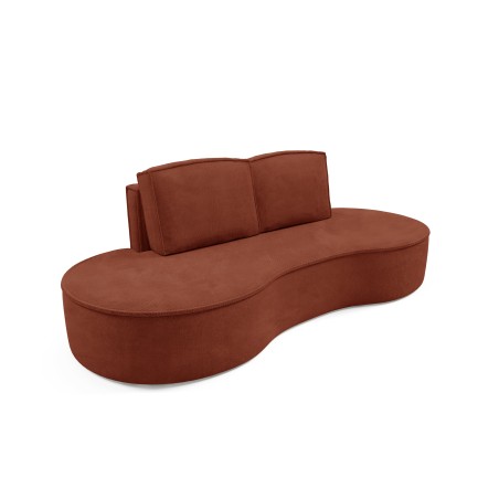 Sofa MOLLY z funkcja spania i pojemnikiem BRĄZOWY CURIO 55