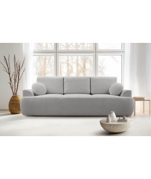 Sofa VELO z funkcja spania i pojemnikiem SZARY CORAL 75