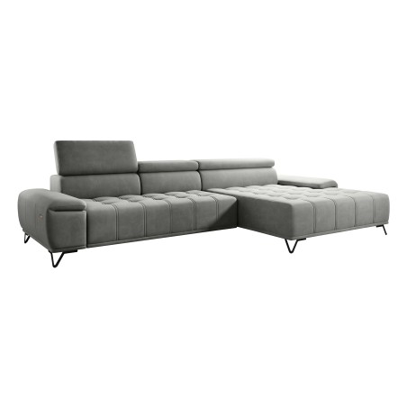 Narożnik PALLADIO MINI z elektryczną regulacją siedziska Prawostronny w tkaninie RIVIERA 91 WERSAL