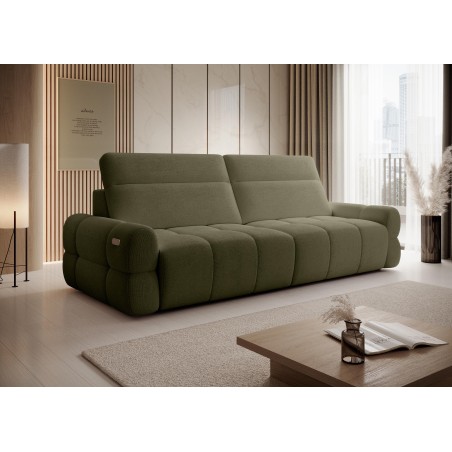 Sofa MATEO z funkcją RELAX i elektryczną regulacji siedziska tkanina PERFECT HARMONY 39 WERSAL