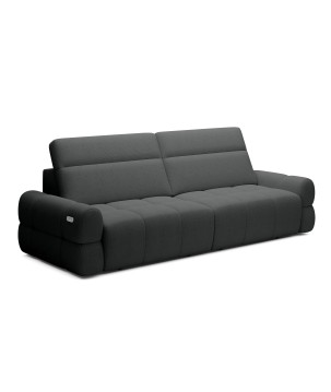 Sofa MATEO z funkcją RELAX i elektryczną regulacji siedziska tkanina PERFECT HARMONY 90 WERSAL