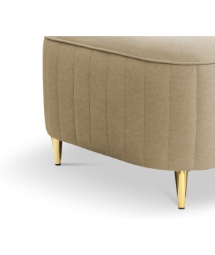 Pufa LAREN w kolorze beżowym w tkaninie CASTEL 15