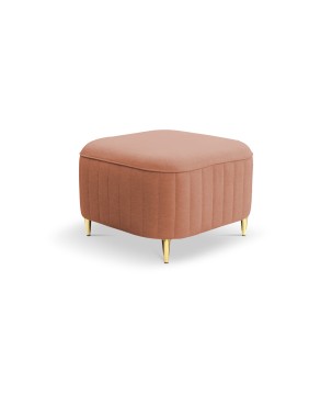 Pufa LAREN w kolorze pudrowy róż w tkaninie CASTEL 55