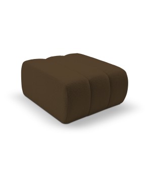 Pufa BALOO w kolorze brązowym w tkaninie LAMBI 04