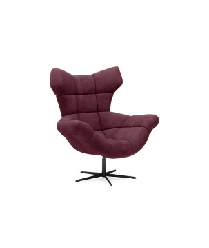 Fotel SENSI Relax obrotowy 360° z funkcją bujania w tkaninie Monolith 69