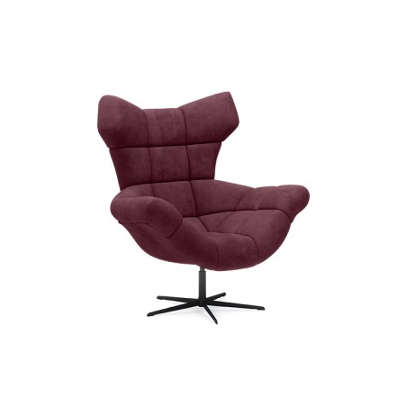 Fotel SENSI Relax obrotowy 360° z funkcją bujania w tkaninie Monolith 69