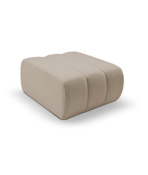 Pufa BALOO w kolorze beżowym w tkaninie LAMBI 06