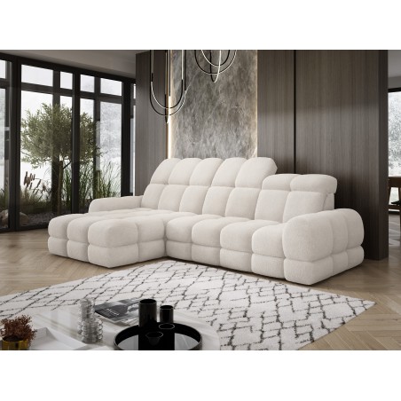 Narożnik TOLLO MINI S Lewostronny Elektryczna regulacja Anthology 01 kolor Kremowy WERSAL