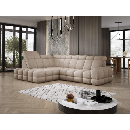 Narożnik TOLLO L Lewostronny Elektryczna regulacja Anthology 04 kolor Beżowy WERSAL