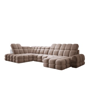 Narożnik TOLLO XL Lewostronny Elektryczna regulacja Tkanina SALVADOR 03 WERSAL