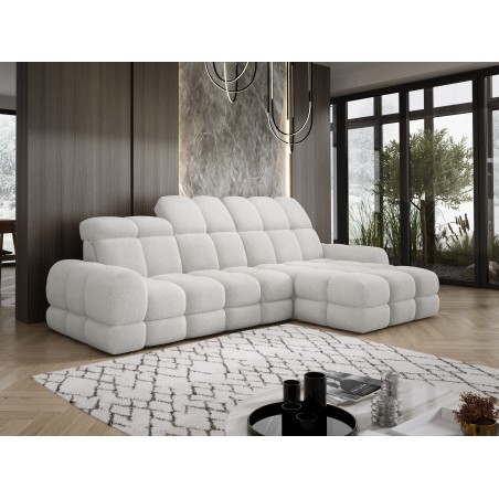 Narożnik TOLLO MINI S Prawostronny Elektryczna regulacja Anthology 15 kolor Biały WERSAL