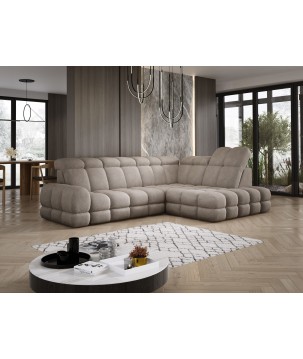 Narożnik TOLLO L Prawostronny Elektryczna regulacja Anthology 06 kolor Cappucino WERSAL