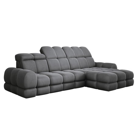 Narożnik TOLLO MINI S Prawostronny Elektryczna regulacja Solar 96 kolor Szary WERSAL