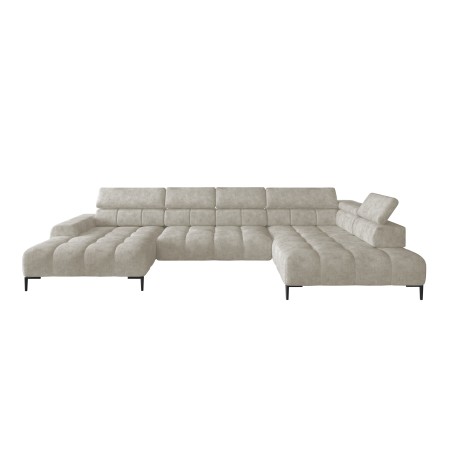 Narożnik PLAZA XL Prawostronny Elektryczna regulacja Tkanina MONOLITH 02 WERSAL