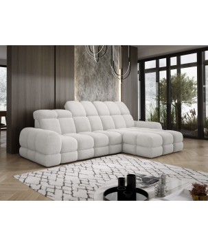 Narożnik TOLLO MINI S Prawostronny Elektryczna regulacja Anthology 15 kolor Biały WERSAL