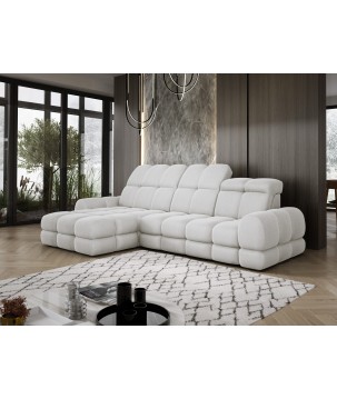 Narożnik TOLLO MINI S Lewostronny Elektryczna regulacja Solar 03 kolor Popielaty WERSAL