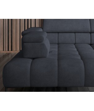 Narożnik PLAZA XL Prawostronny Elektryczna regulacja Tkanina MONOLITH 97 WERSAL