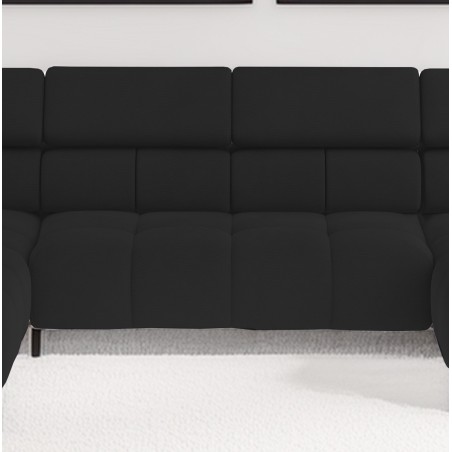 Narożnik PLAZA XL Lewostronny Elektryczna regulacja Tkanina SOLAR 99 WERSAL