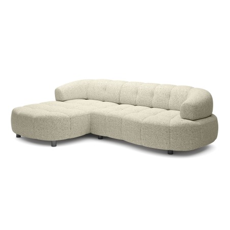 Narożnik VELPA S z elektryczną regulacją siedziska Lewostronny wolnostojący w tkaninie PUENTE 03 WERSAL