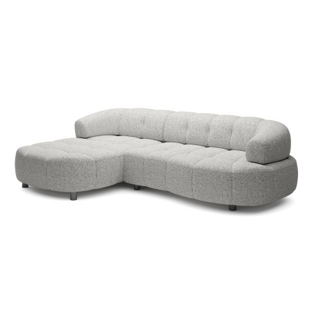 Narożnik VELPA S z elektryczną regulacją siedziska Lewostronny wolnostojący w tkaninie PUENTE 06 WERSAL