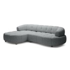 Narożnik VELPA S z elektryczną regulacją siedziska Lewostronny wolnostojący w tkaninie PUENTE 11 WERSAL