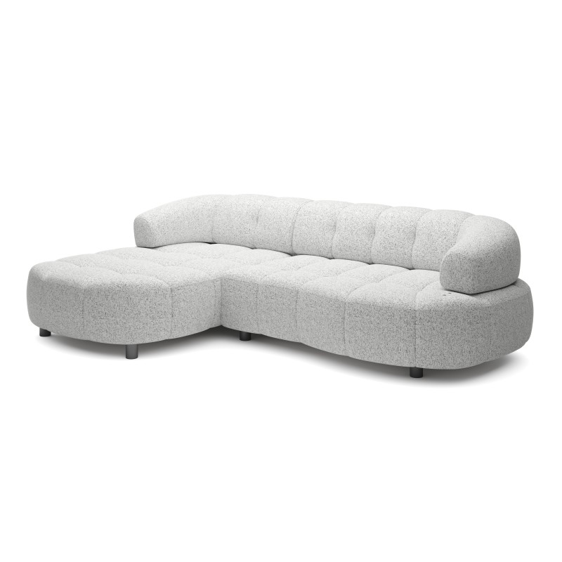 Narożnik VELPA S z elektryczną regulacją siedziska Lewostronny wolnostojący w tkaninie PUENTE 80 WERSAL