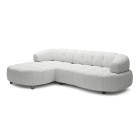 Narożnik VELPA S z elektryczną regulacją siedziska Lewostronny wolnostojący w tkaninie PUENTE 80 WERSAL