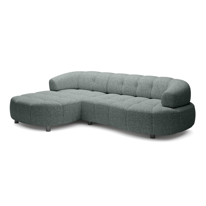 Narożnik VELPA S z elektryczną regulacją siedziska Lewostronny wolnostojący w tkaninie PUENTE 92 WERSAL