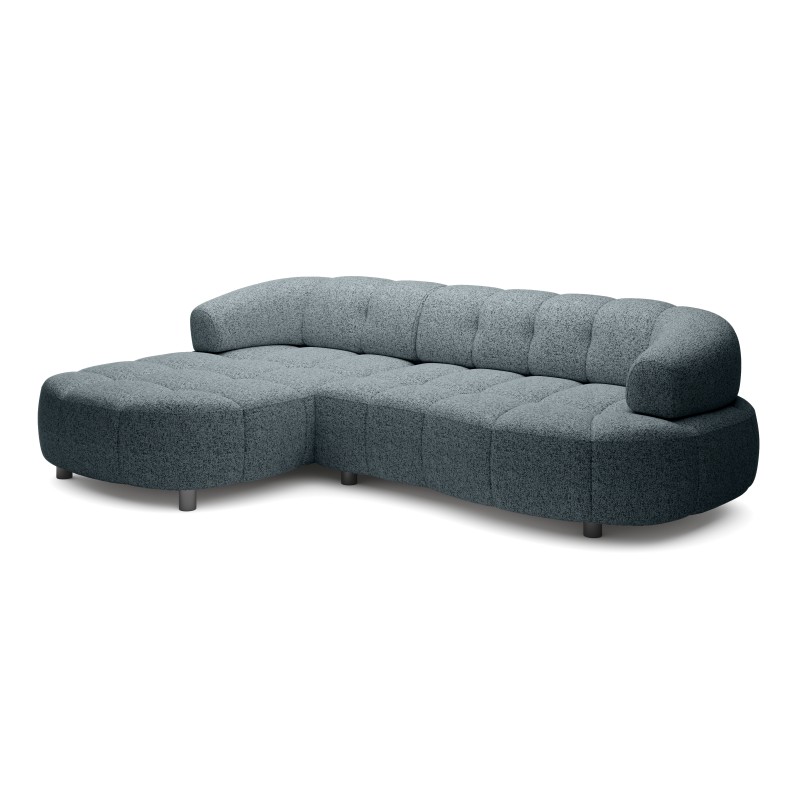 Narożnik VELPA S z elektryczną regulacją siedziska Lewostronny wolnostojący w tkaninie PUENTE 94 WERSAL