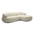 Narożnik VELPA S z elektryczną regulacją siedziska Prawostronny wolnostojący w tkaninie PUENTE 03 WERSAL