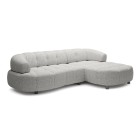 Narożnik VELPA S z elektryczną regulacją siedziska Prawostronny wolnostojący w tkaninie PUENTE 06 WERSAL